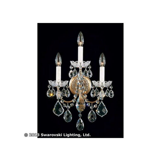 New Orleans 3-Light Wall Sconce in Etruscan Gold