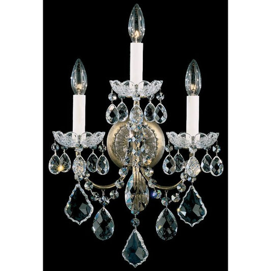 New Orleans 3-Light Wall Sconce in French Gold