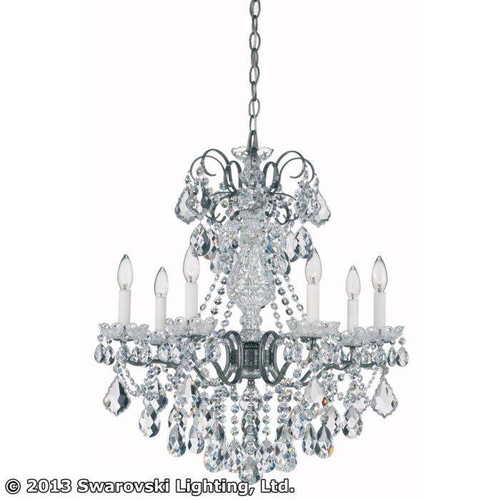 New Orleans 7-Light Chandelier in Black Pearl