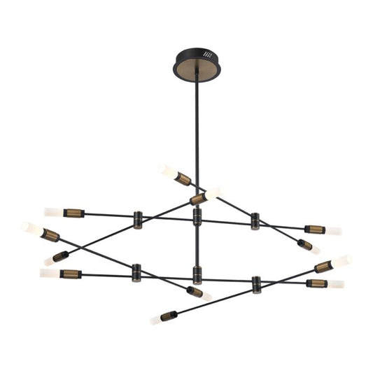 Eurofase Albany 1-Light Chandelier in Black