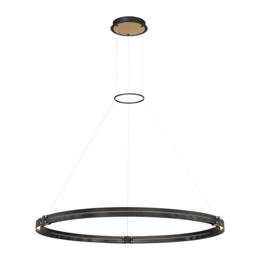 Admiral LED Chandelier in Matte Black Gold by Eurofase