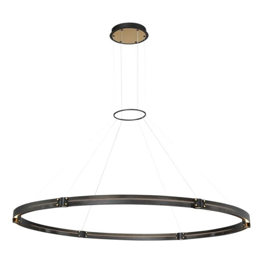 Admiral LED Chandelier in Matte Black Gold by Eurofase