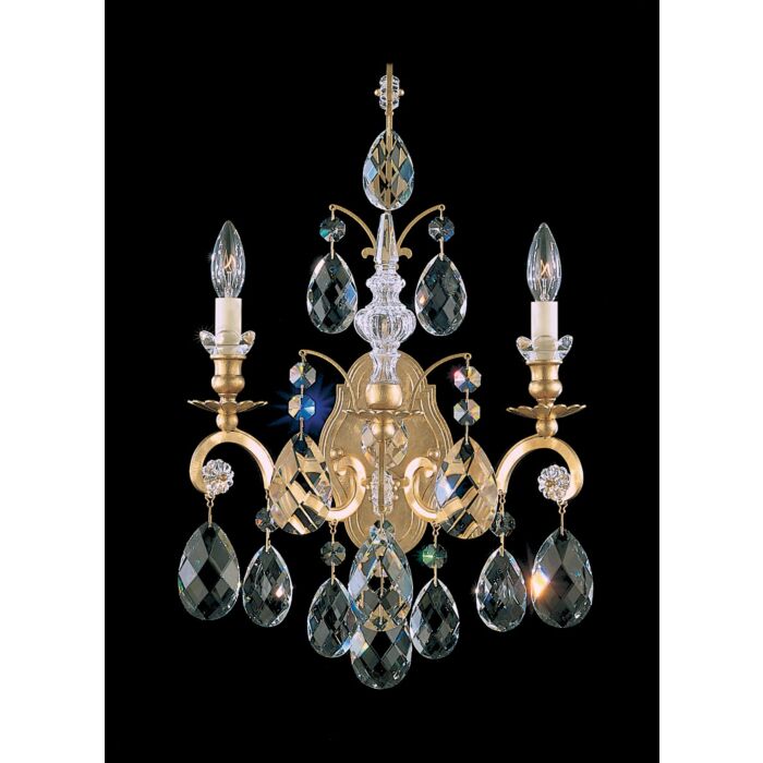 Renaissance 2-Light Wall Sconce in Antique Silver