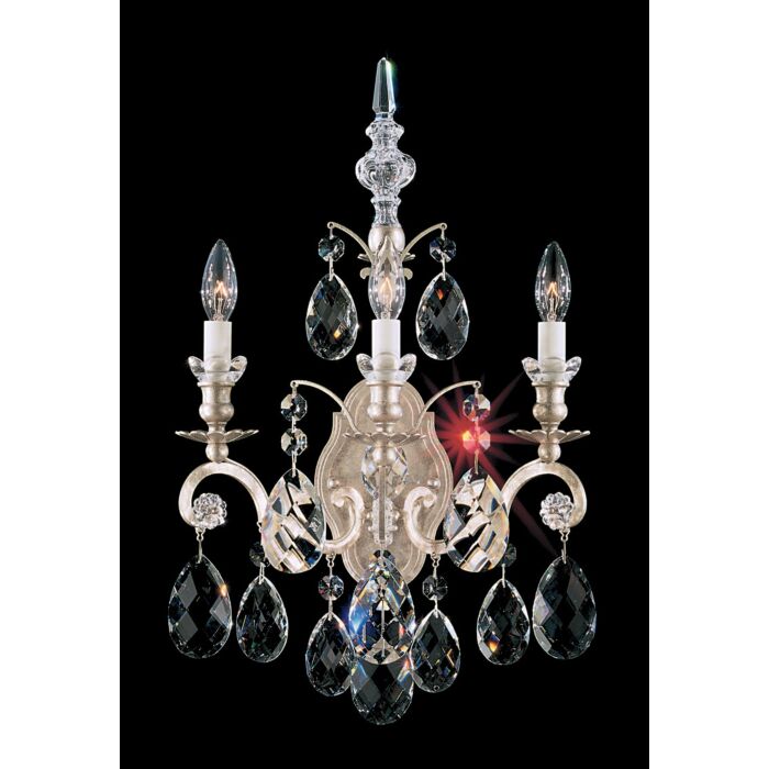 Renaissance 3-Light Wall Sconce in Black