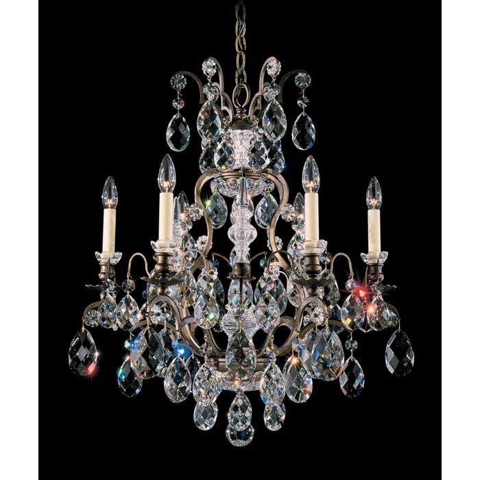 Renaissance 6-Light Chandelier in Etruscan Gold