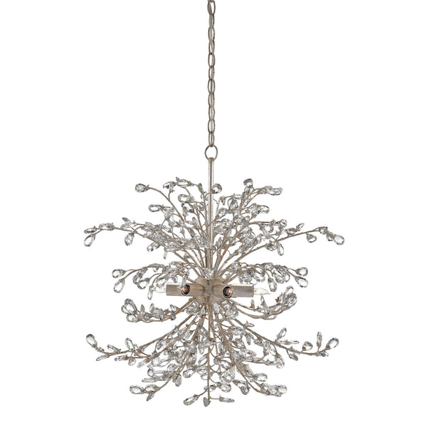 Silver Granello Six-Light Chandelier