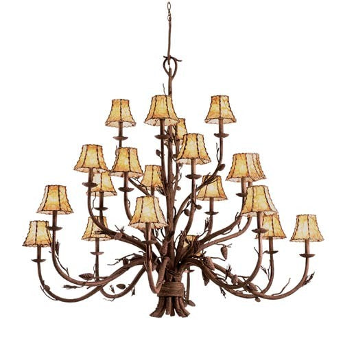 Ponderosa Twenty-Light Chandelier