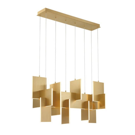 Eurofase Coburg 1-Light Chandelier in Gold