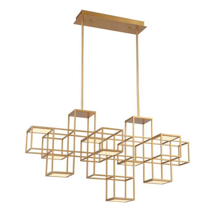 Eurofase Ferro 1-Light Chandelier in Gold