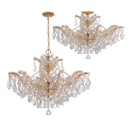 Maria Theresa 6-Light Chandelier in Gold