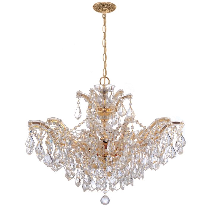 Maria Theresa 6-Light Chandelier in Gold