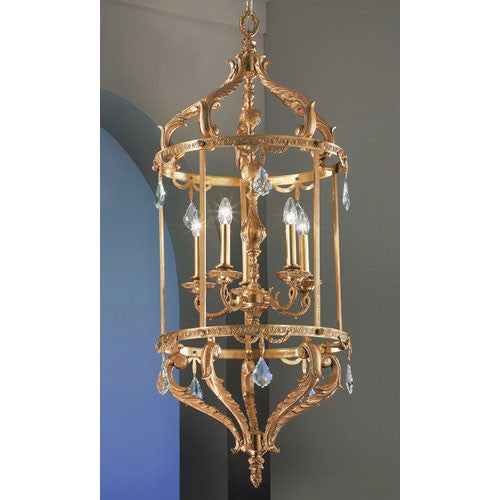 Europa French Gold Five-Light Lantern