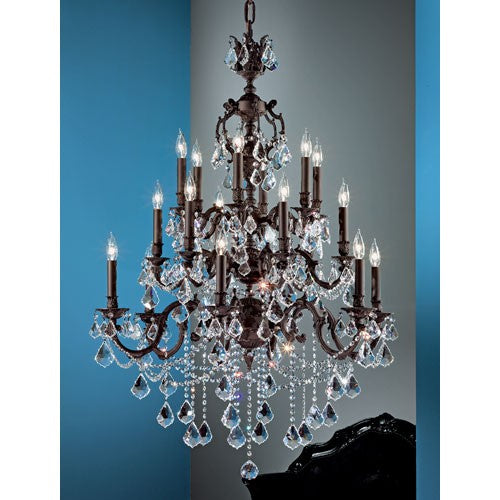 Chateau Imperial Aged Bronze Eighteen-Light Chandelier