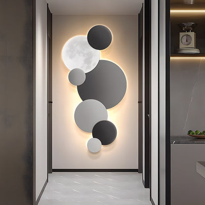 Lunar Glow Round LED Wall Sconce