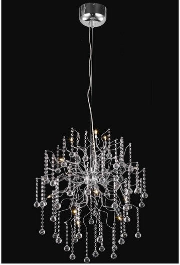 Twelve-Light Chandelier with Clear Royal Cut Crystals