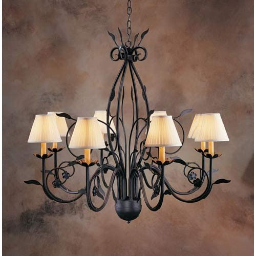 2nd Avenue Lighting Bordeaux Chandelier - Rustic Iron