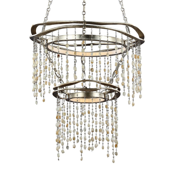 Leaf Antique Two-Light LED Chandelier