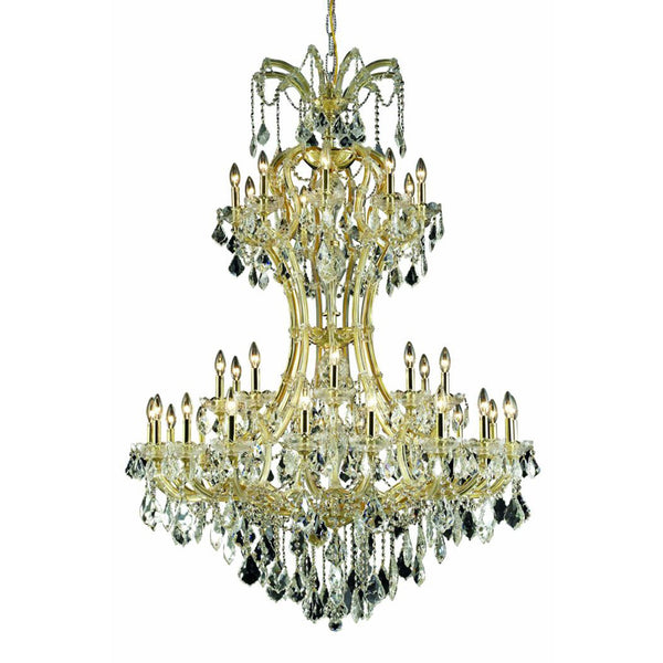 Maria Theresa Royal Cut Crystal Gold 36 Light 64-in Chandelier