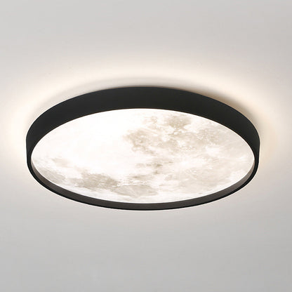 Creative Moon 3 Step Dimming LED Modern Ceiling Light Flush Mount Lighting