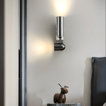 Simple Iron Cylinder Adjustable up and down Lighting Modern Wall Lamp