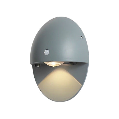 Oval Shape USB Rechargeable Motion Sensor Magnetic Modern Wall Lamp