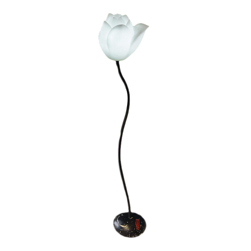 Short Fancy Lotus Aesthestics LED Flower Floor Lamp