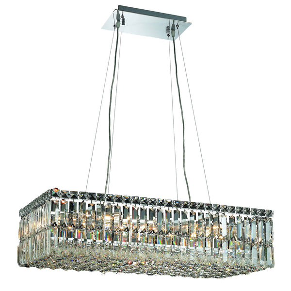 Maxim Chrome Sixteen-Light 14-Inch Pendant with Royal Cut Clear Crystal