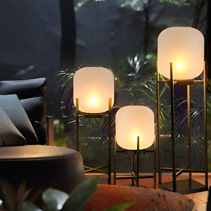 Lantern LED Outdoor Floor Lamp