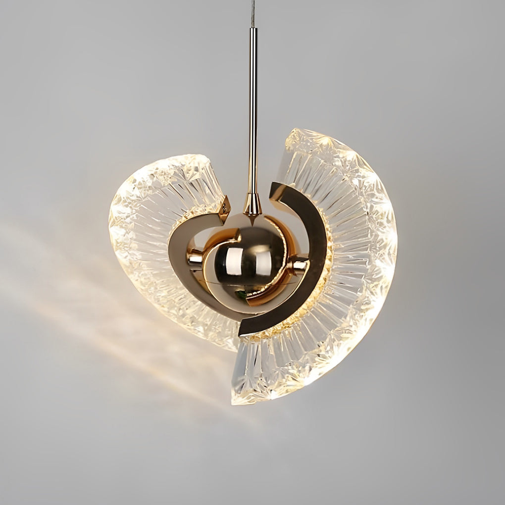 Creative Circle Anodized Acrylic LED Modern Pendant Lighting Hanging Lamp