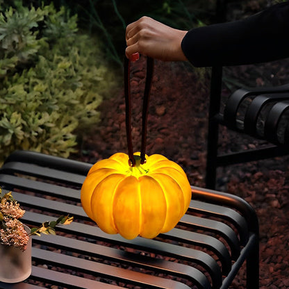 Portable Resin Pumpkin LED Waterproof USB Chargeable Outdoor Lights