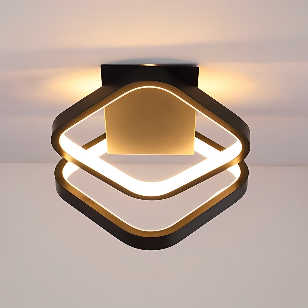 Geometric Shape LED Modern Ceiling Lights Flush Mount Lighting Ceiling Lamp