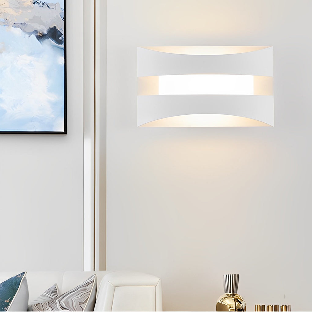 Rectangular Creative LED Minimalist Nordic Bedside Wall Sconce Lighting