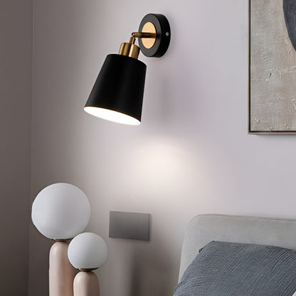 LED 3 Step Dimming Black Nordic Adjustable Wall Sconce Light Wall Lamp