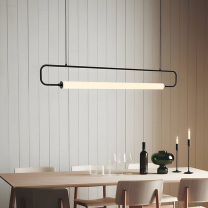 LED Linear Light Bar Pendant Light Modern Island Light for Dining Room