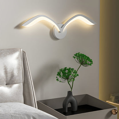 Modern Seagull LED Wall Sconce - Nordic Acrylic Wing Design