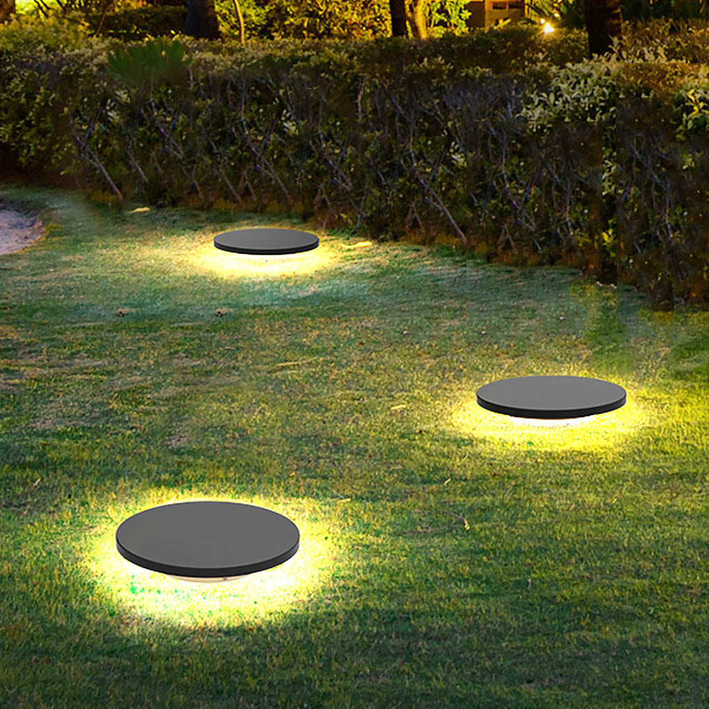 Outdoor Flat Grass Solar Light LED Landscape Ground Lights for Villa Garden