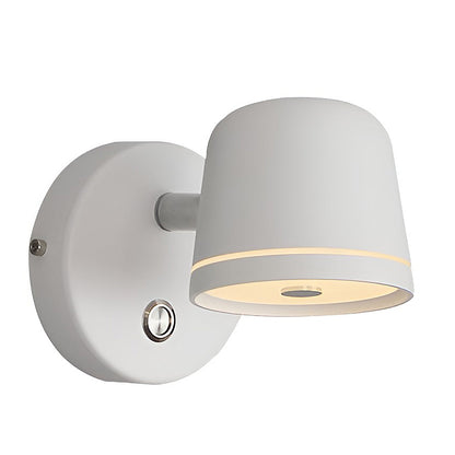 Adjustable Round Stepless Dimming LED Nordic Wall Lamp Wall Sconce Lighting