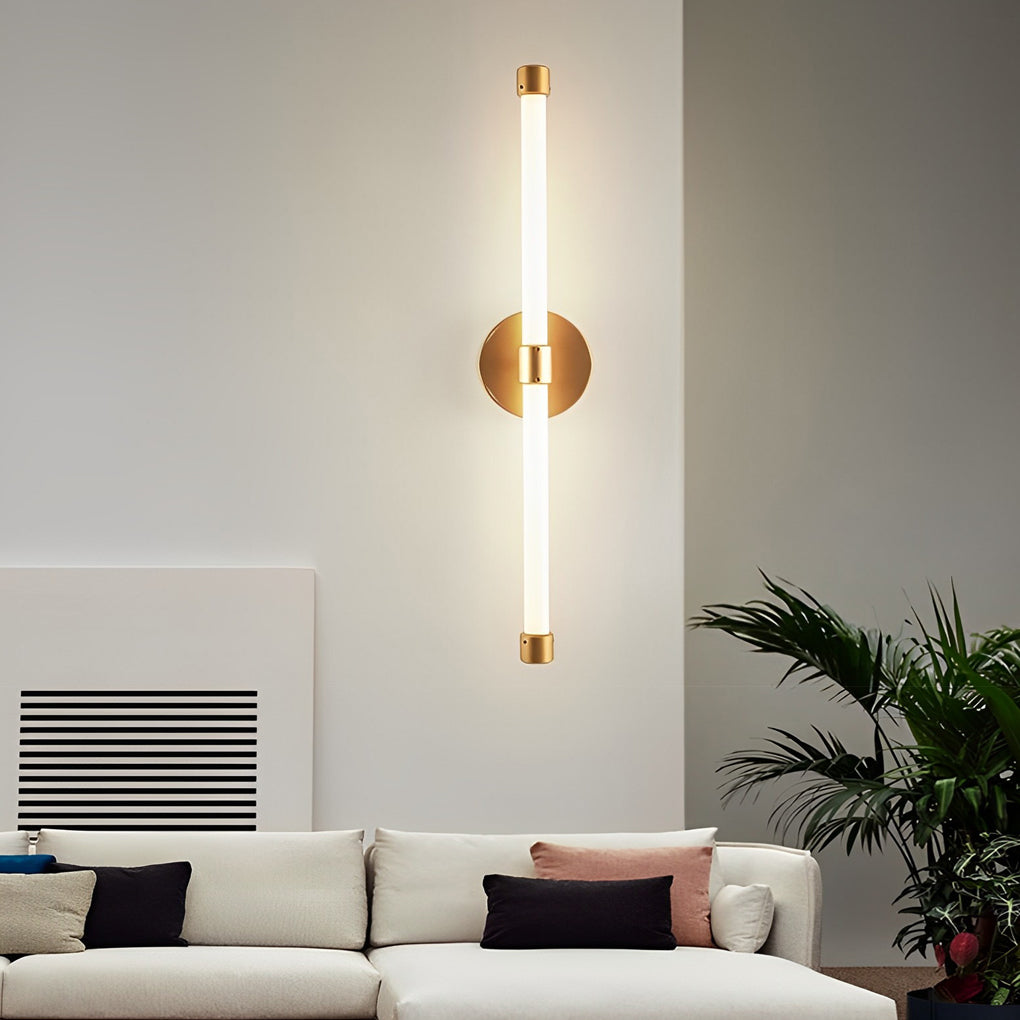 Minimalist Strip Three Step Dimming LED Modern Wall Sconce Lighting