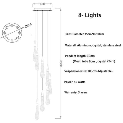 Pendant Light Fixture For Stairwell