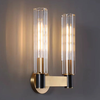 Palermo 2-Head Retro Brass Wall Sconce