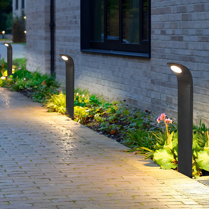 Waterproof IP65 COB LED Black Modern Outdoor Pathway Lights