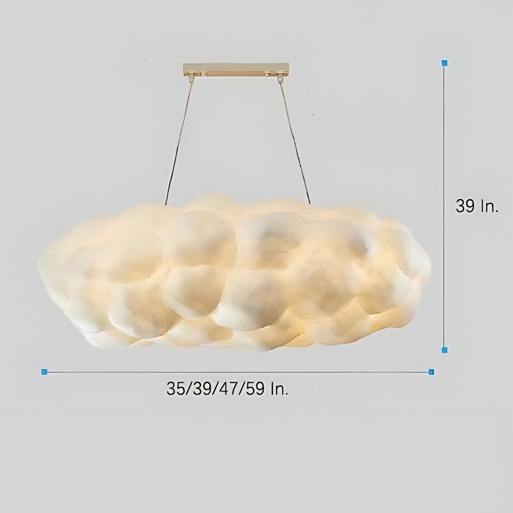 Cloud Shaped Modern Artistic Pendant Light Hanging Lamp Island Lights