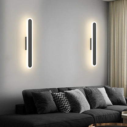 Long Strip Minimalist LED 3 Step Dimming Modern Indoor Wall Lights Fixture