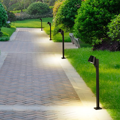 Minimalist Waterproof LED 10w Black Modern Outdoor Pathway Lights