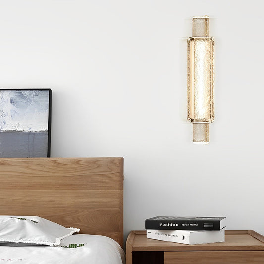 Minimalist Electroplated Crystal Glass LED Post-modern Wall Sconce Lighting