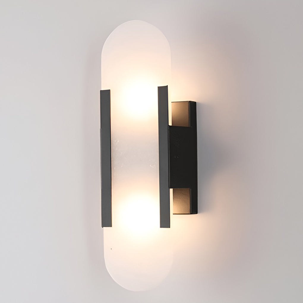 Electroplated Metal G4 LED Up and Down Lights Modern Wall Sconces Lighting