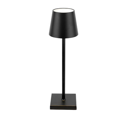 Top Hat Aluminum Rechargeable Portable Touch-Control Table Lamp