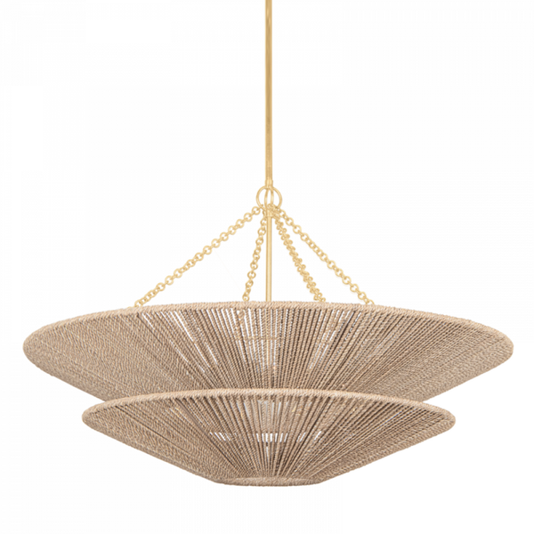 Chandelier, 8-Light, Gold, 40"Dia (412-40-GL 93H5)