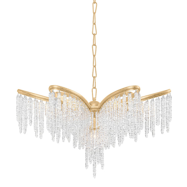 Chandelier, 7-Light, Gold, 31.75"Dia (415-32-GL 93HJ)