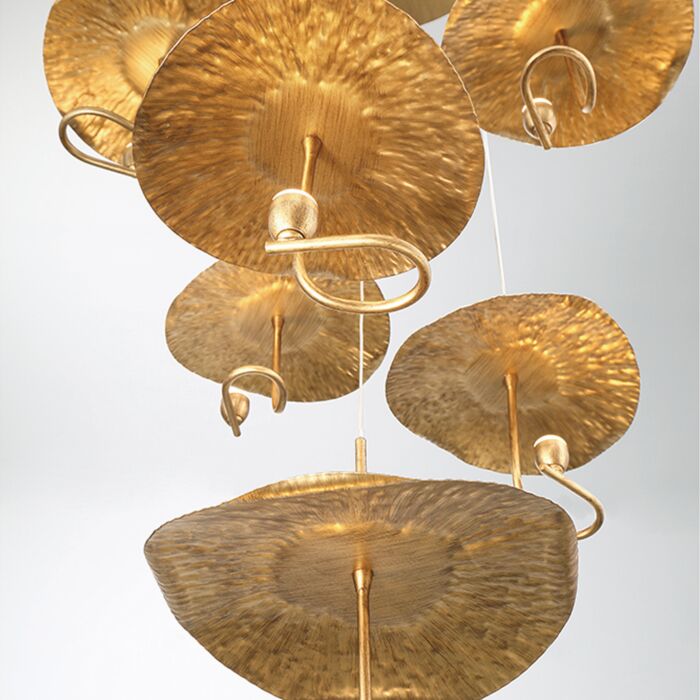 Lagatto 6-Light LED Chandelier in Bronze